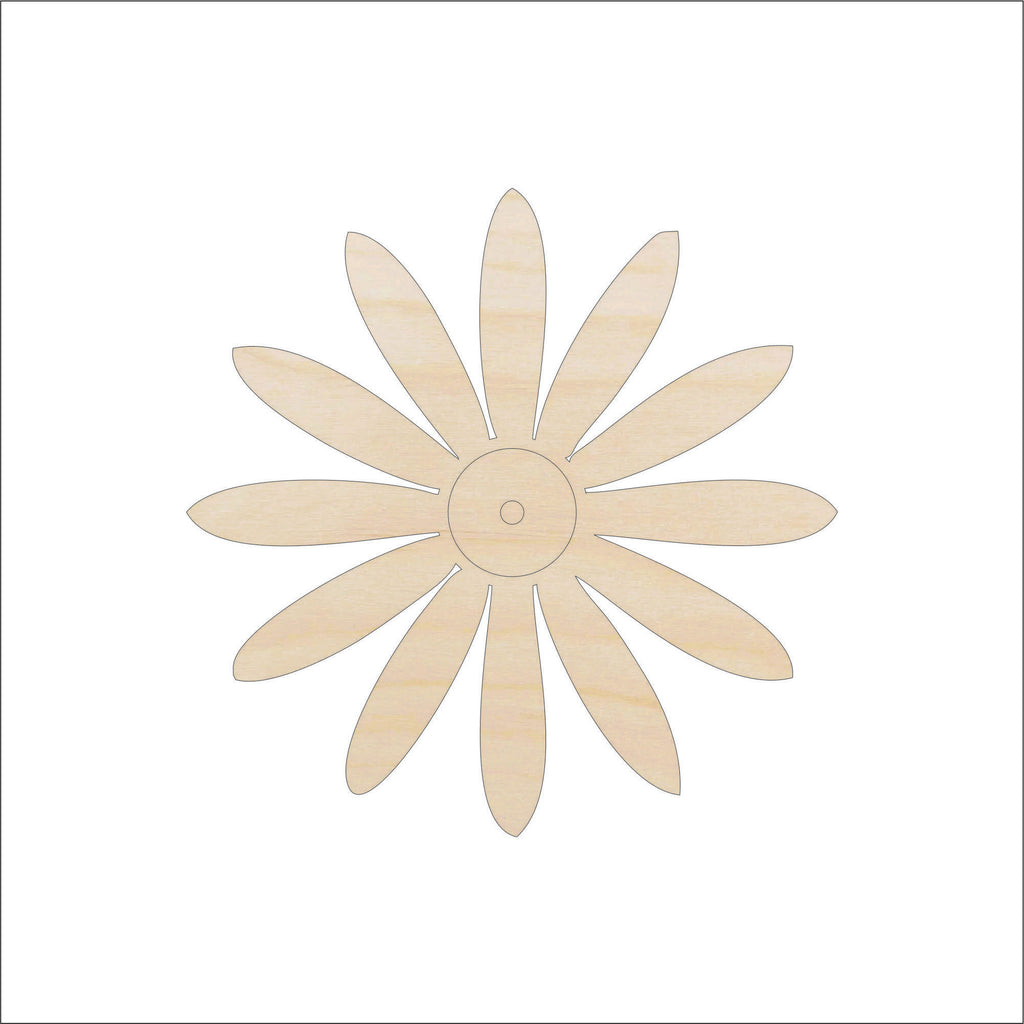 Flower Wood Craft Shape Unfinished Baltic Birch