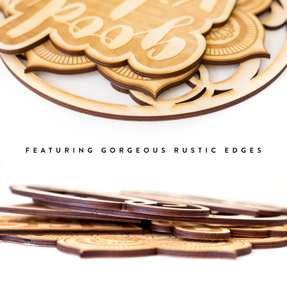 Adventure Awaits Wood Engraved Sign Decor